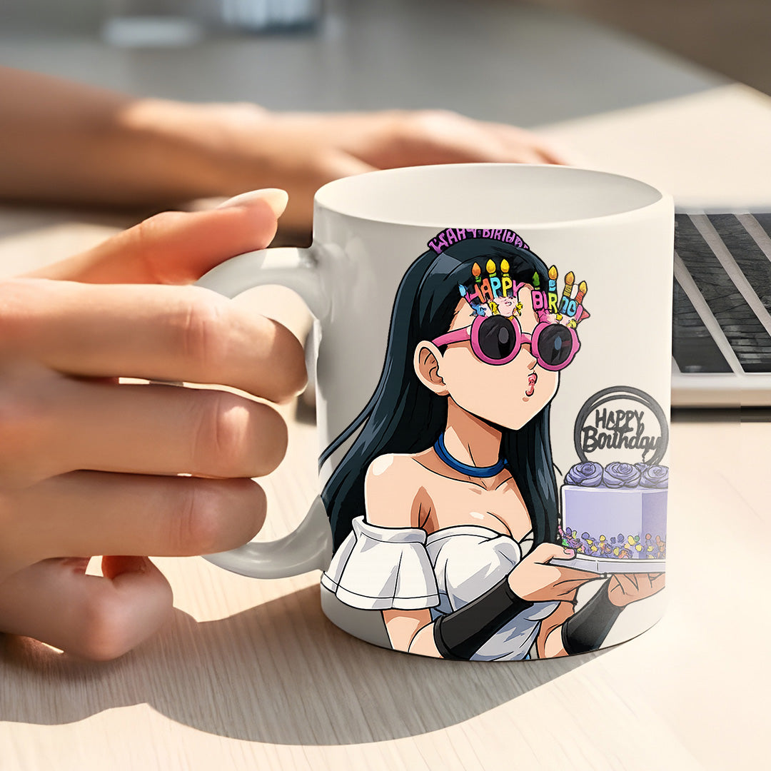 Taza estilo DRAGONBALL para Cumpleaños