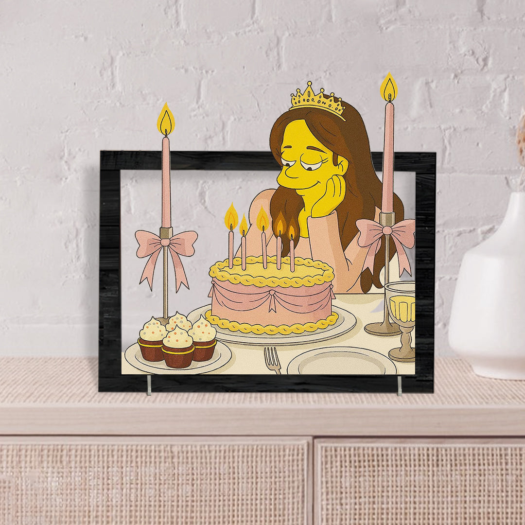 Cuadro dibujos animados LOS SIMPSON para Cumpleaños