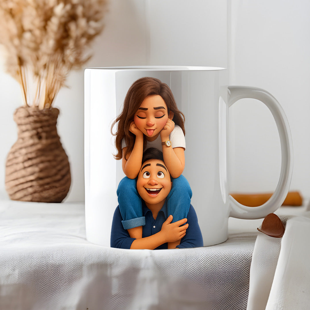 Taza estilo CARICATURA