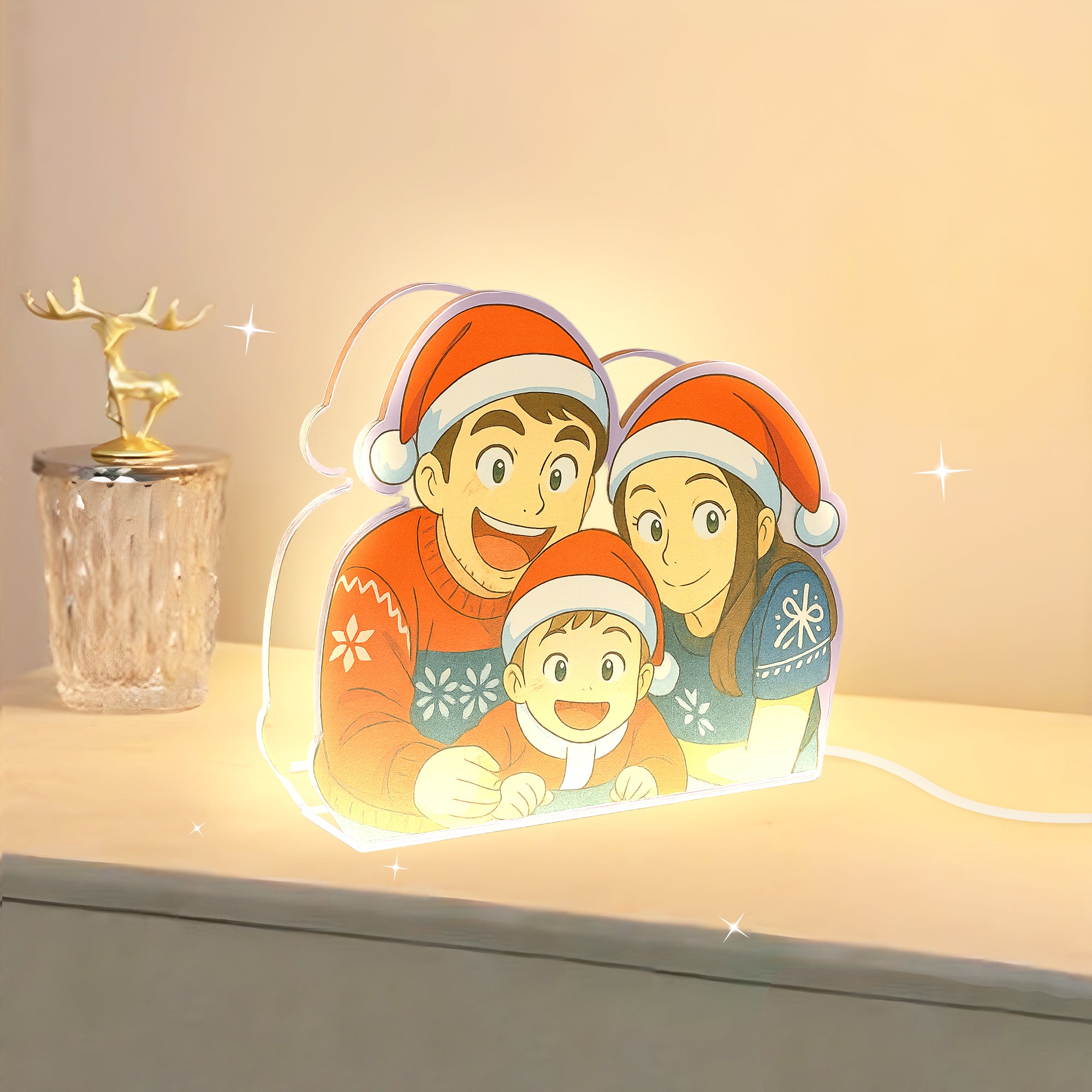 Lámpara GHIBLI Personalizada para Navidad