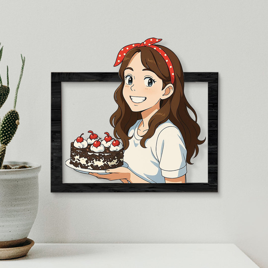 Cuadro dibujos animados GHIBLI para Cumpleaños