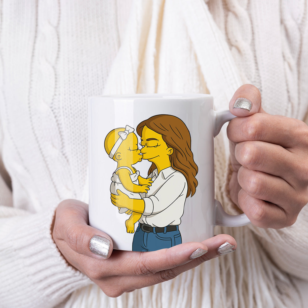 Taza estilo LOS SIMPSON para Mamá