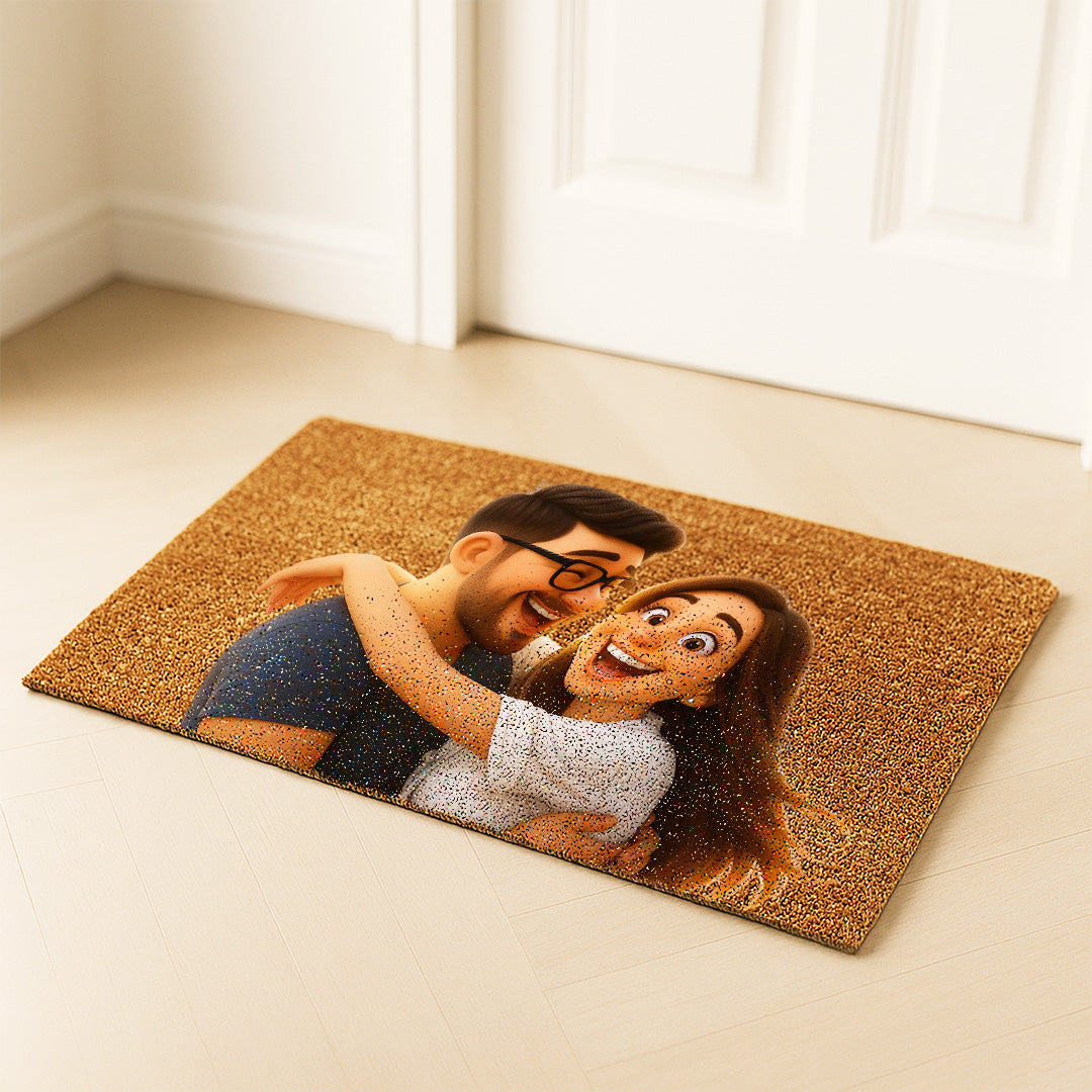 Felpudos estilo CARICATURA para Aniversario