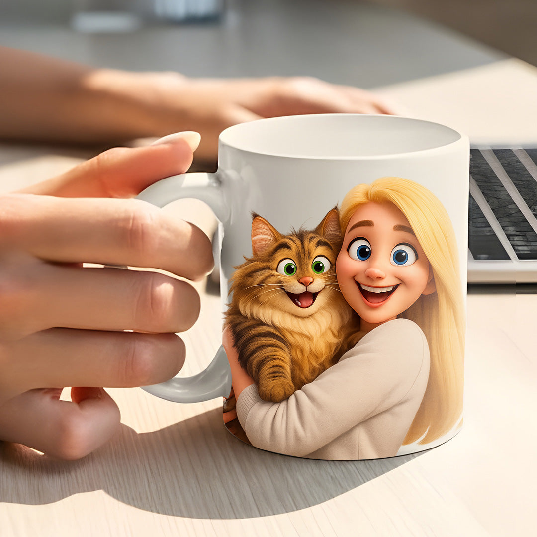 Taza estilo CARICATURA para Mascotas