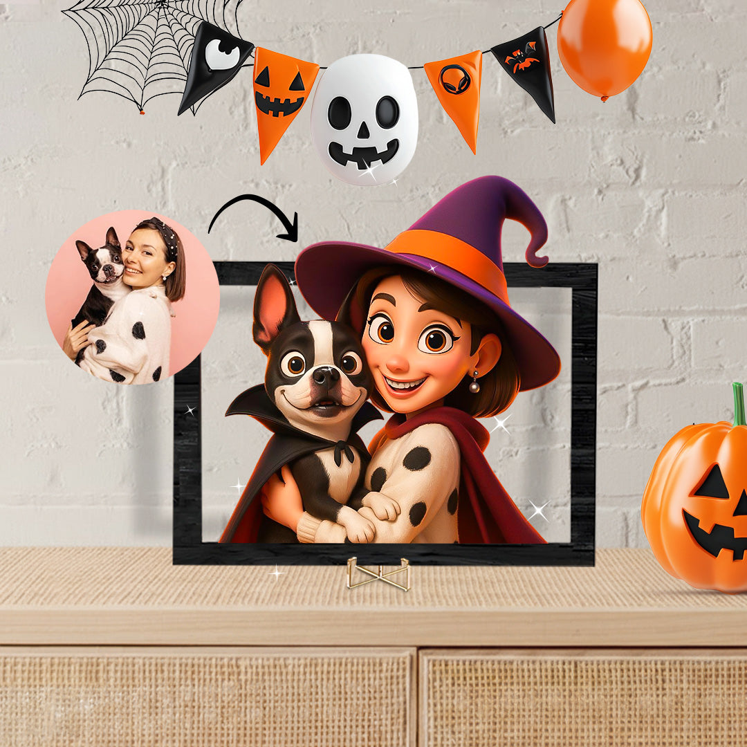 Cuadro dibujos animados CARICATURA para Halloween