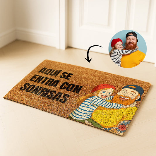 Felpudos estilo GHIBLI para Papá