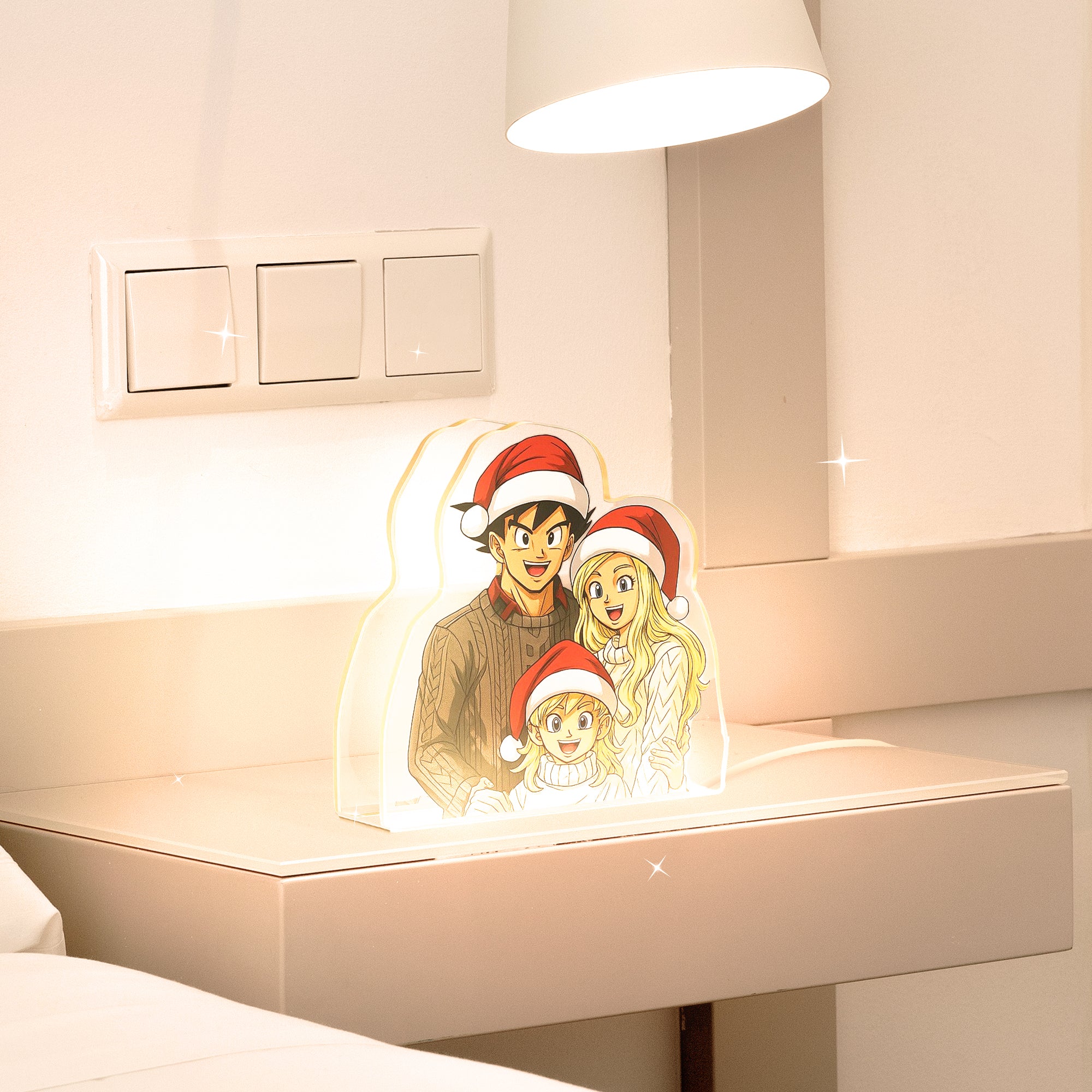 Lámpara DRAGONBALL Personalizada para Navidad