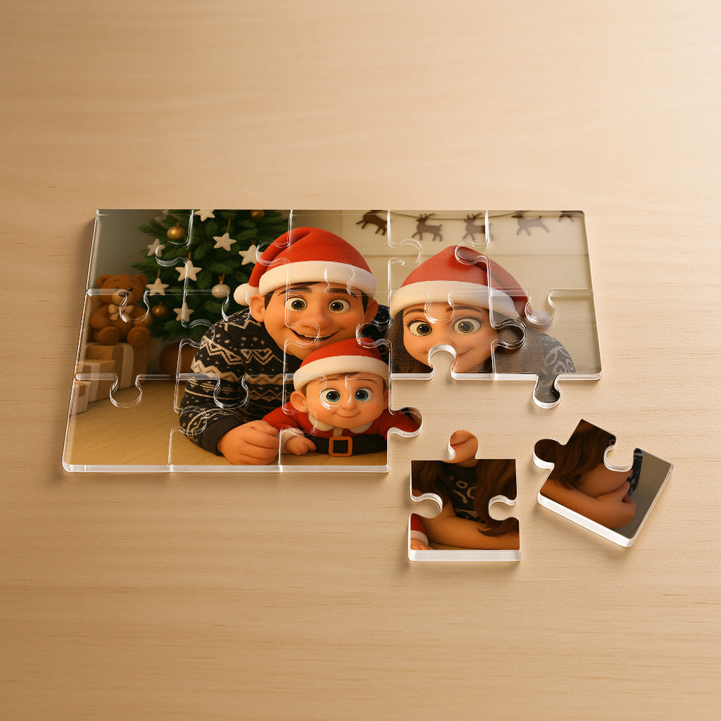 Puzzle estilo CARICATURA para Navidad