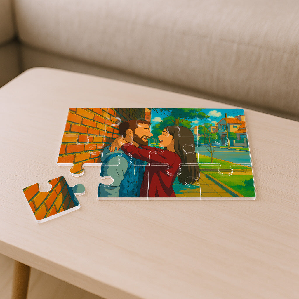 Puzzle estilo GHIBLI para Aniversario