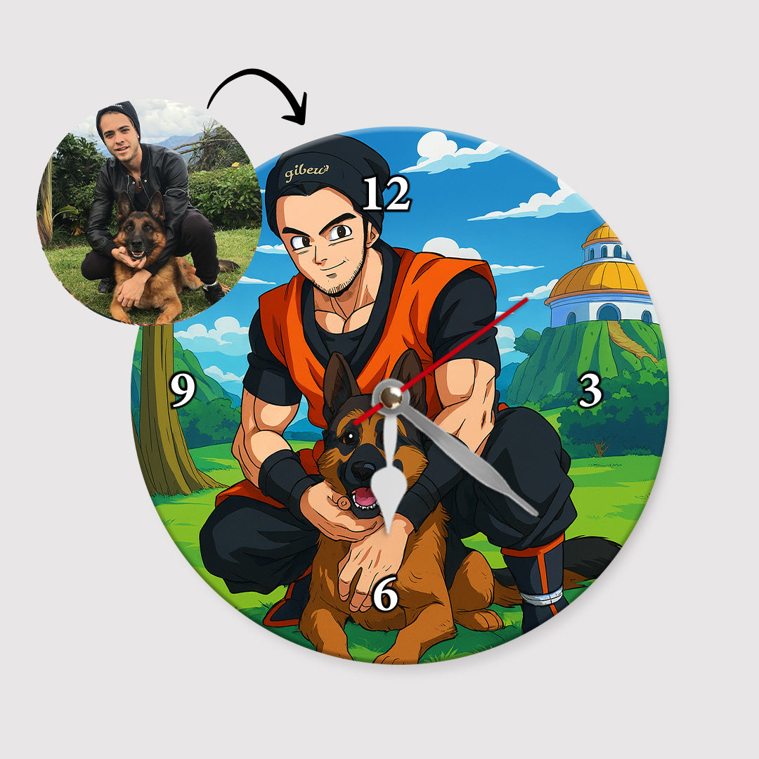 Reloj estilo DRAGONBALL para Mascotas
