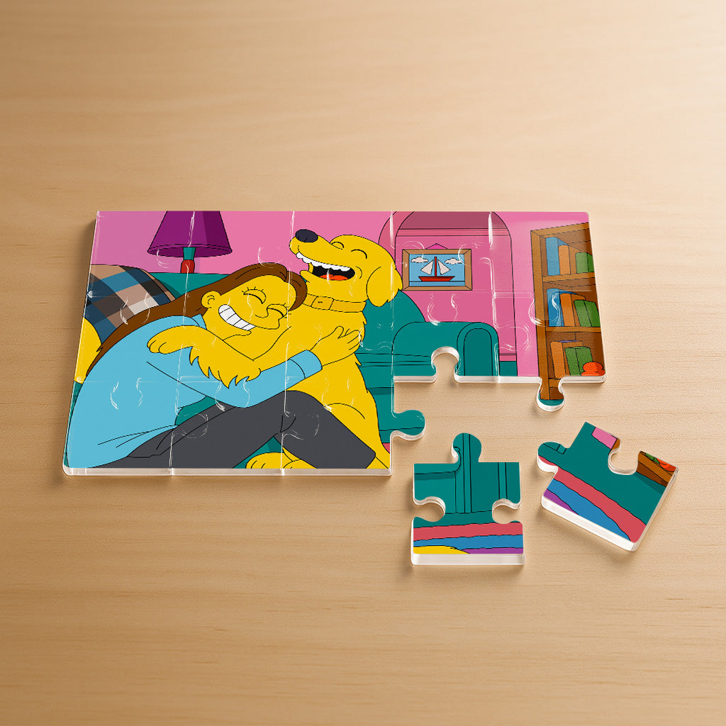 Puzzle estilo LOS SIMPSON para Mascotas