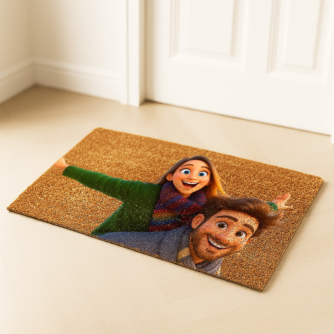 Felpudos estilo CARICATURA para Aniversario