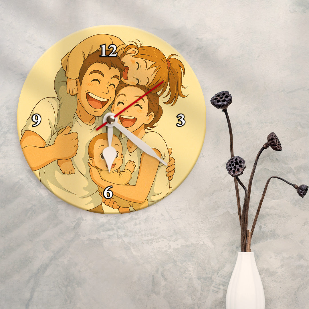 Reloj estilo GHIBLI para Papá