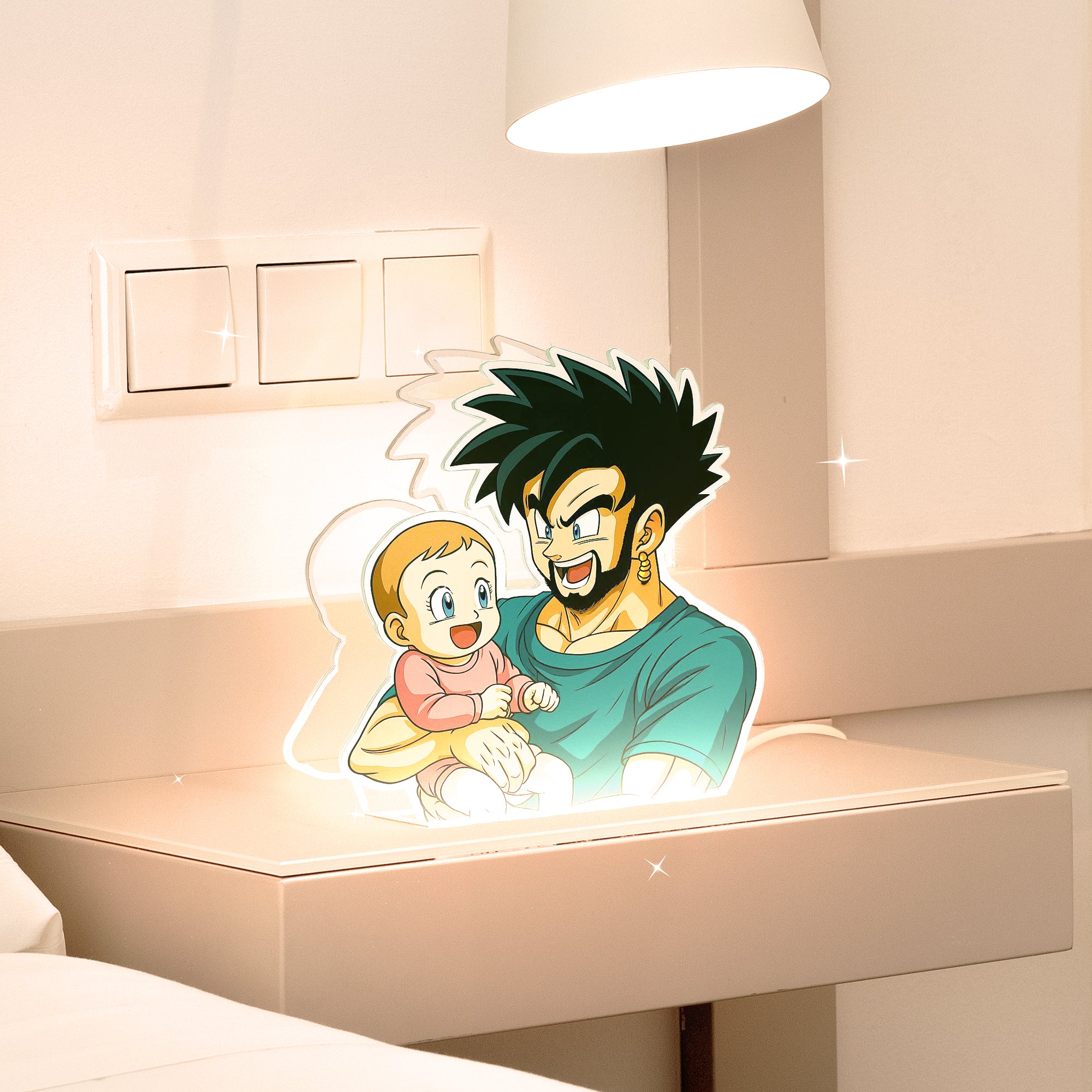 Lámpara DRAGONBALL Personalizada para Papá