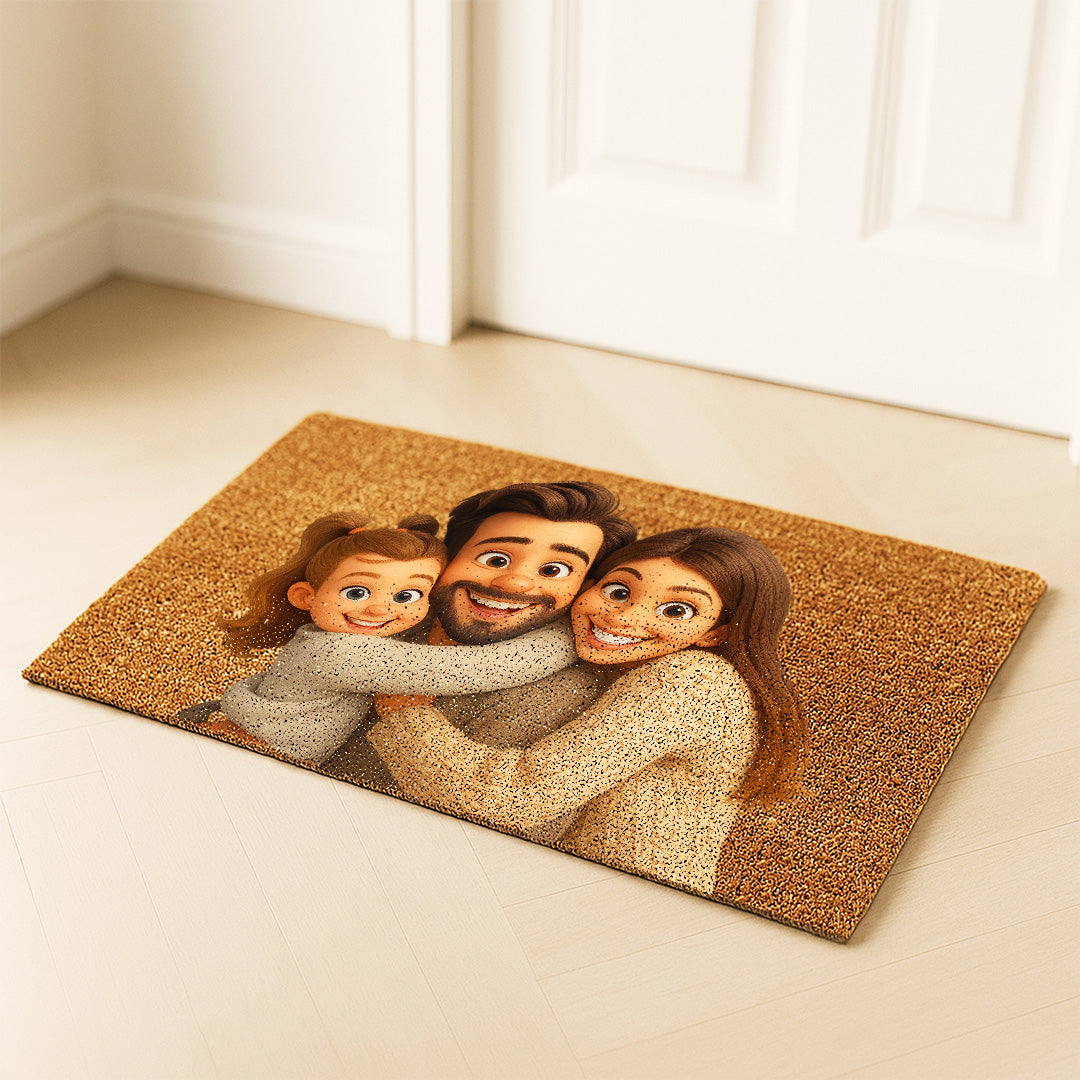 Felpudos estilo CARICATURA para Papá