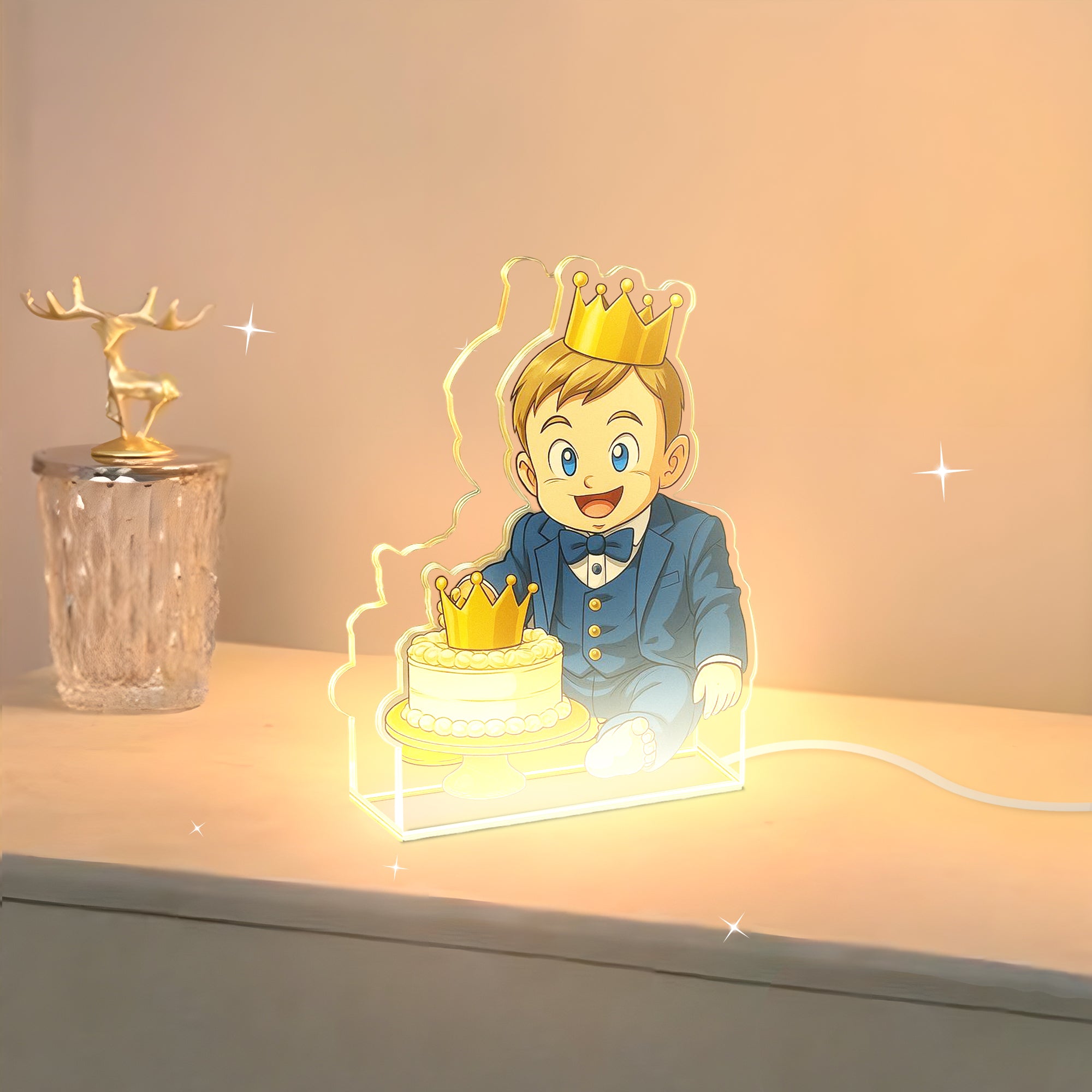 Lámpara DRAGONBALL Personalizada para Cumpleaños