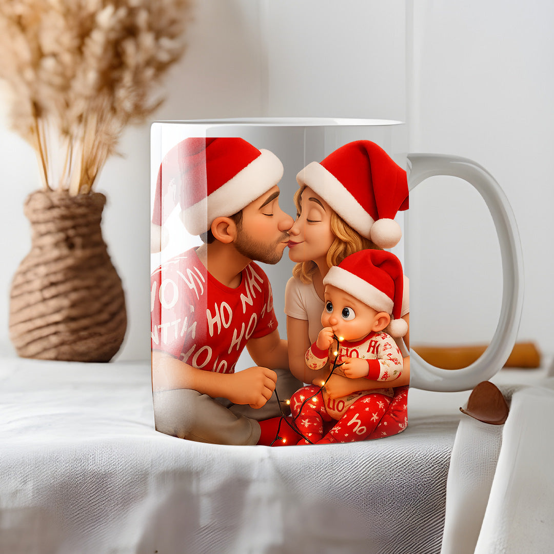 Taza estilo CARICATURA para Navidad