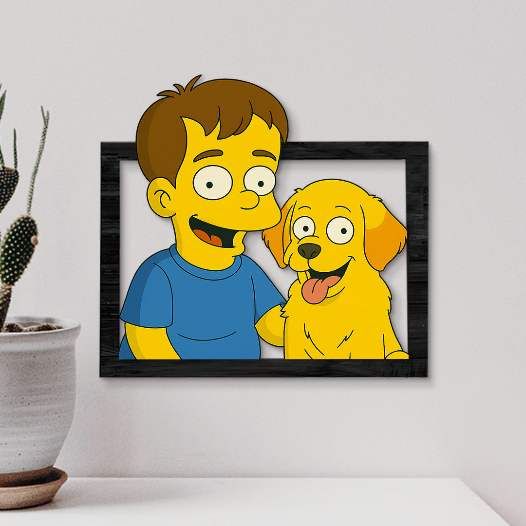 Cuadro dibujos animados LOS SIMPSON para Mascotas