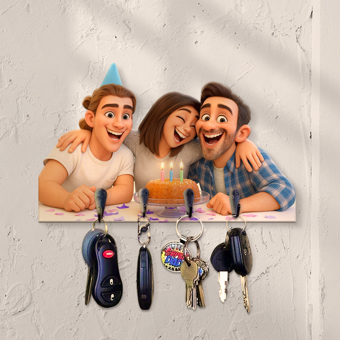 Portallaves estilo GHIBLI para Cumpleaños