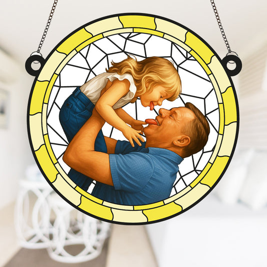 Atrapasol estilo CARICATURA para Papá