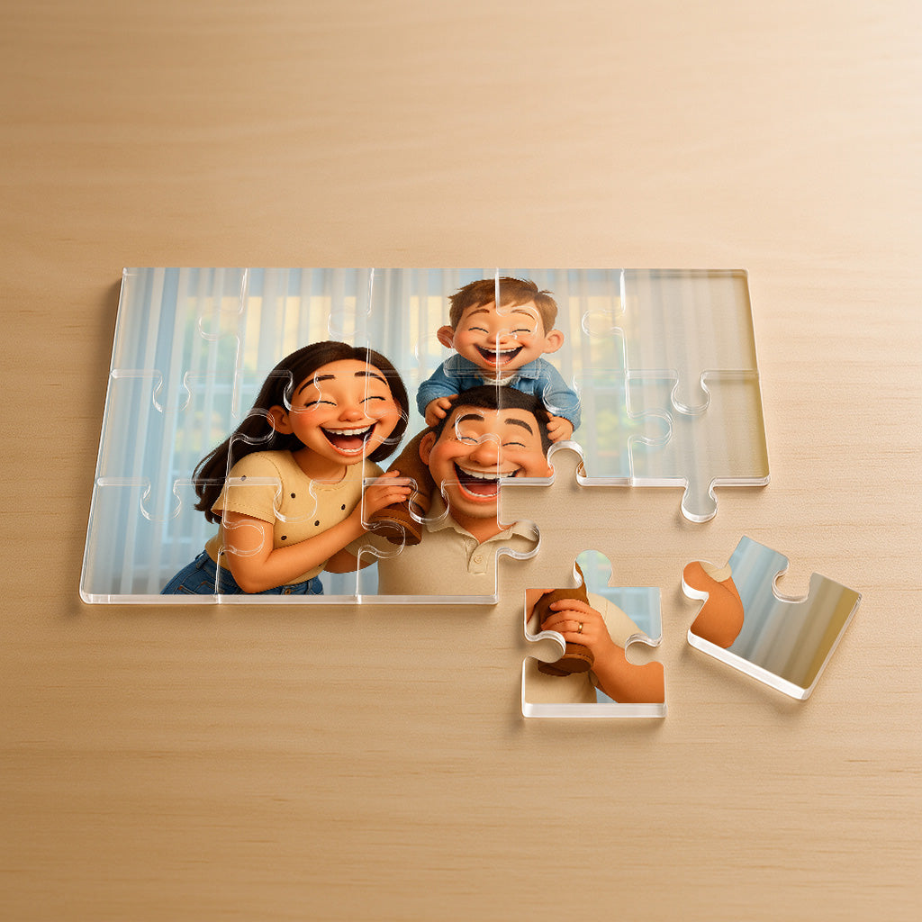 Puzzle estilo CARICATURA para Papá