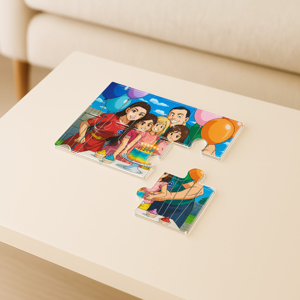 Puzzle estilo DRAGONBALL para Cumpleaños