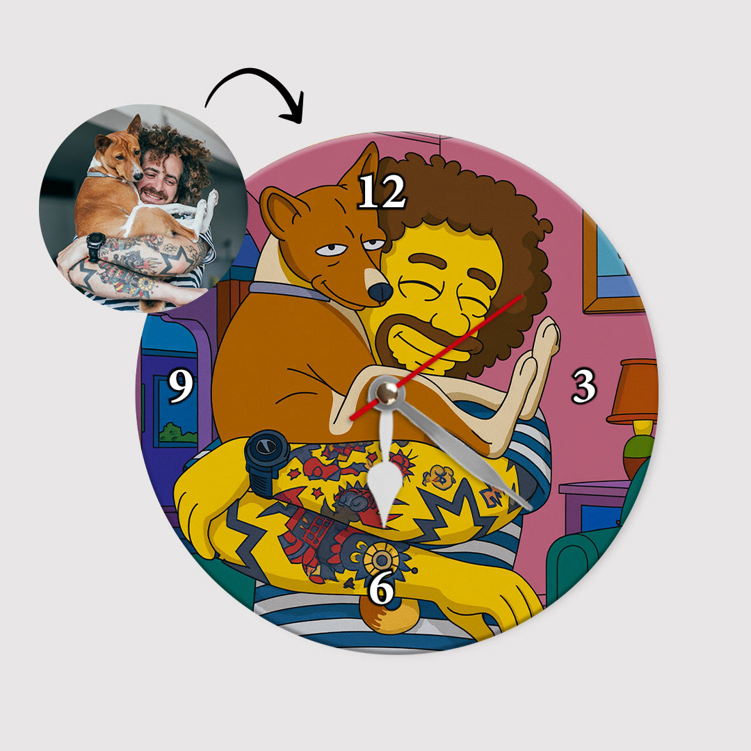 Reloj estilo LOS SIMPSON para Mascotas