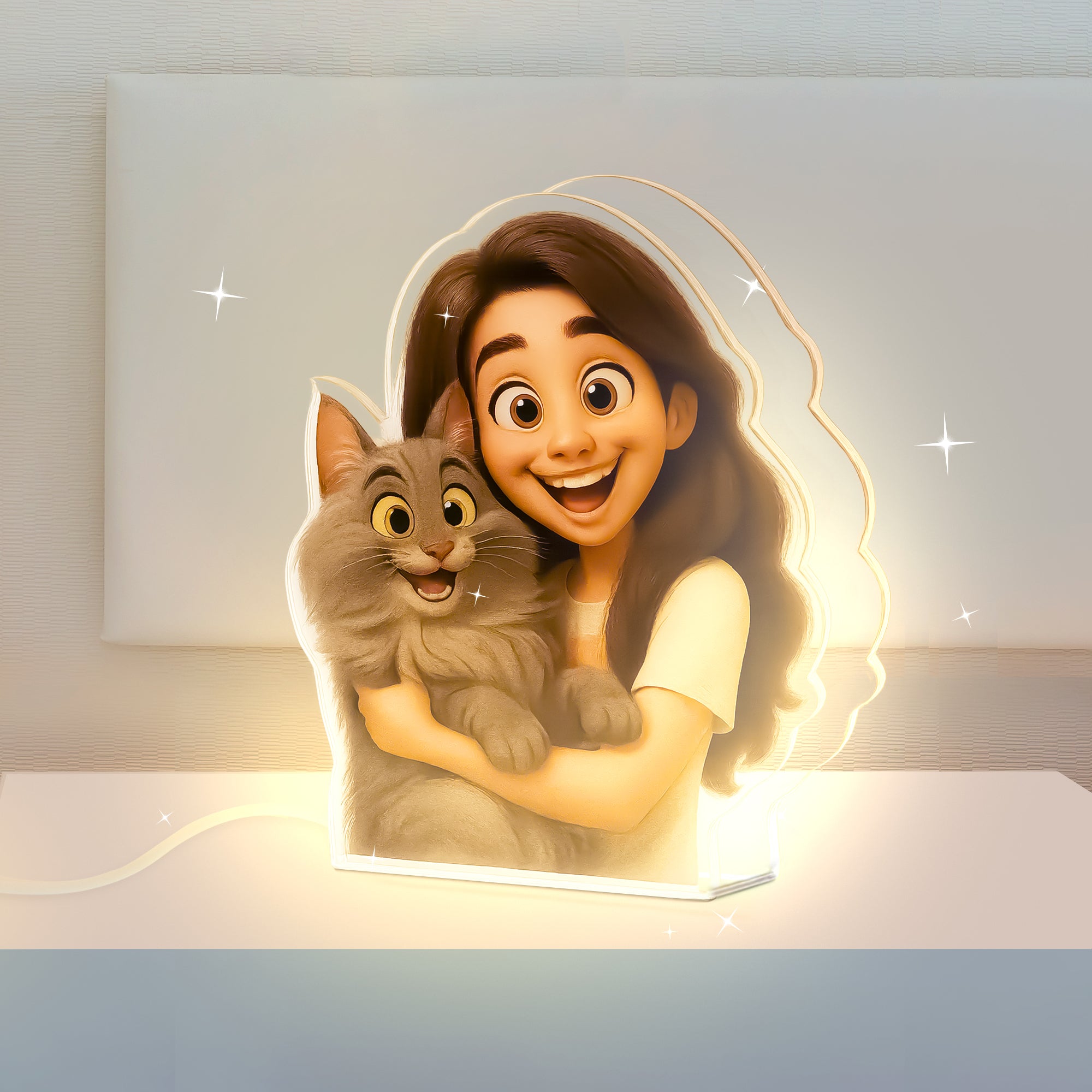 Lámpara CARICATURA Personalizada para Mascotas