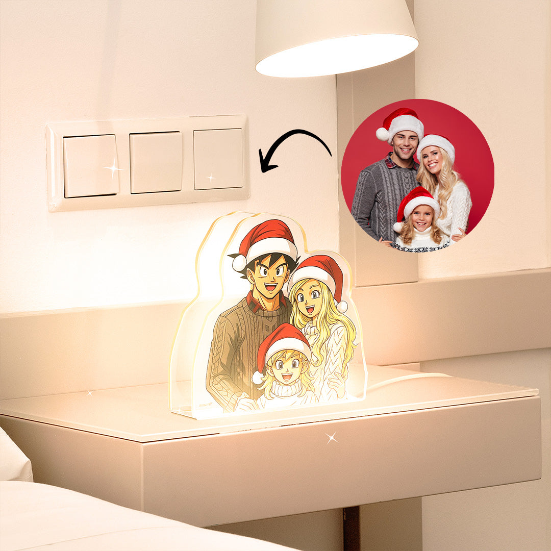 Lámpara DRAGONBALL Personalizada para Navidad