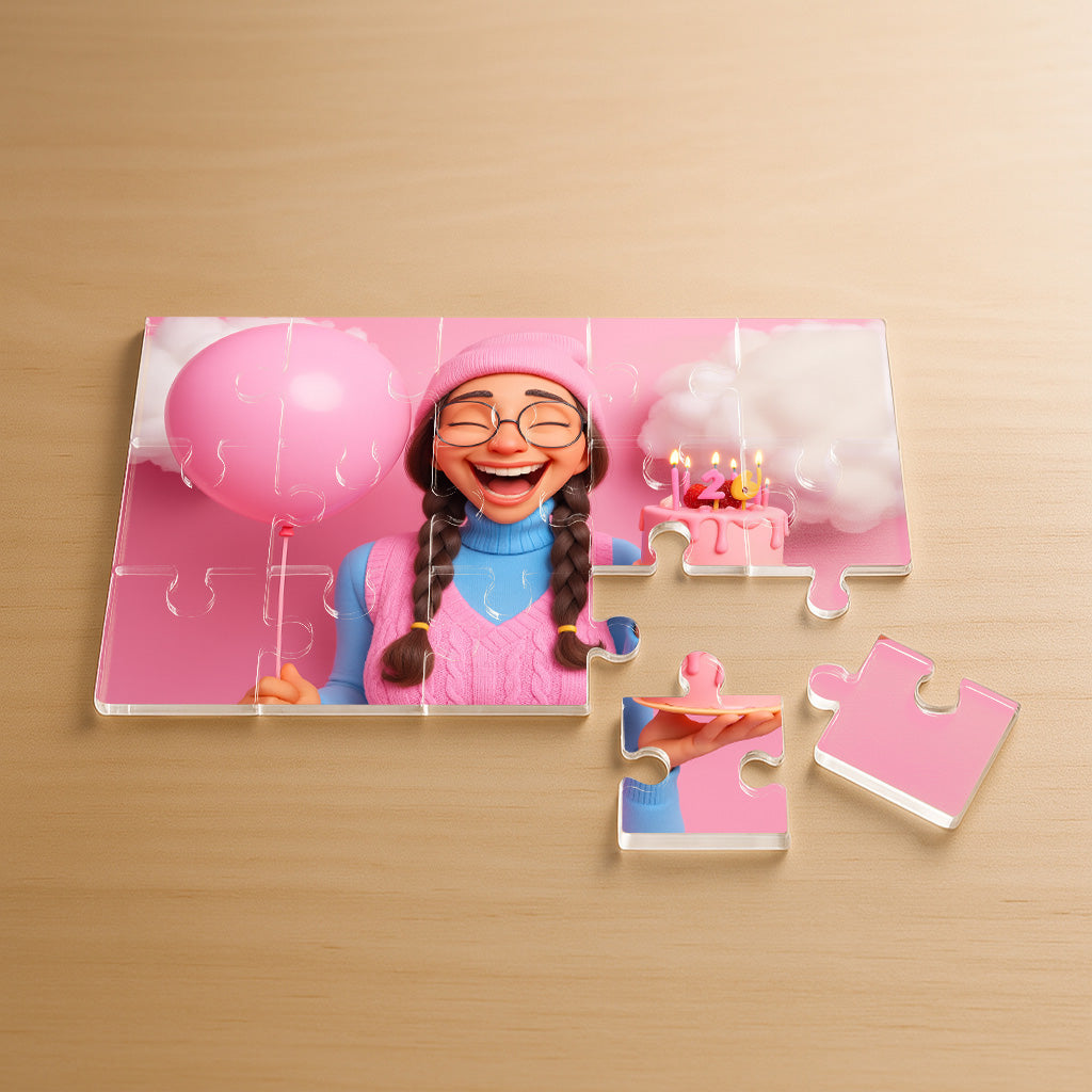 Puzzle estilo CARICATURA para Cumpleaños