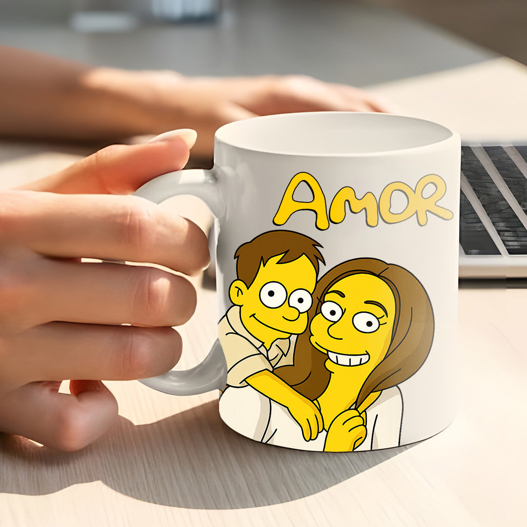 Taza estilo LOS SIMPSON para Mamá