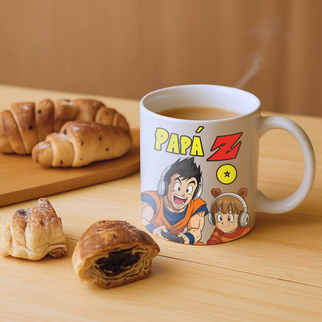 Taza estilo DRAGONBALL para Papá