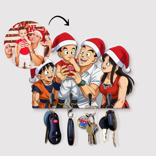 Portallaves estilo DRAGONBALL para Navidad