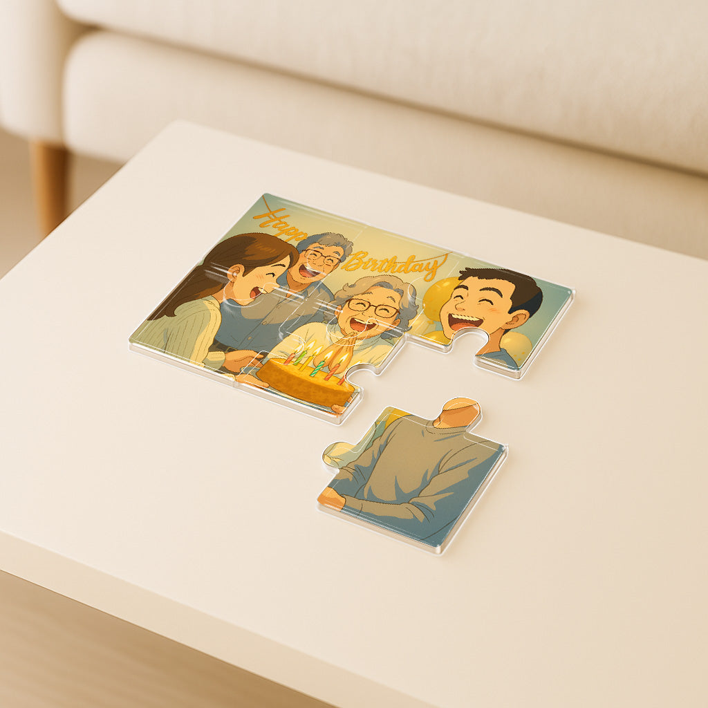 Puzzle estilo GHIBLI para Cumpleaños