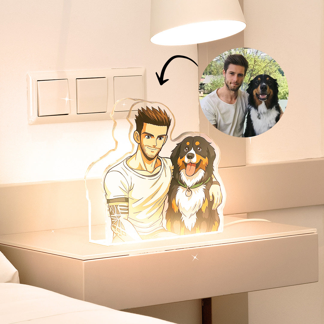 Lámpara DRAGONBALL Personalizada para Mascotas