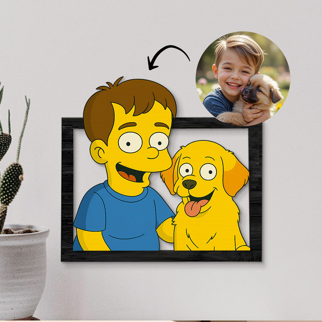 Cuadro dibujos animados LOS SIMPSON para Mascotas