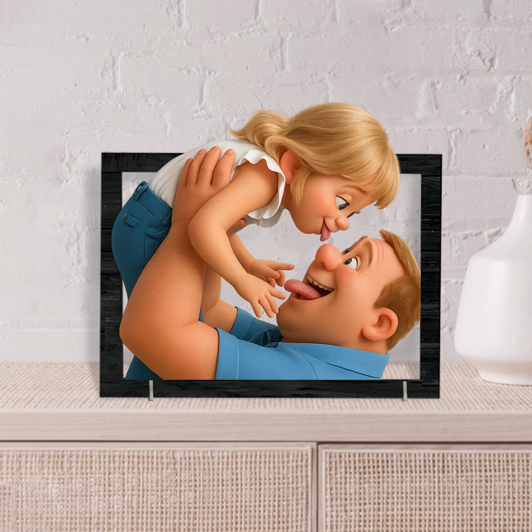 Cuadro dibujos animados CARICATURA para Papá