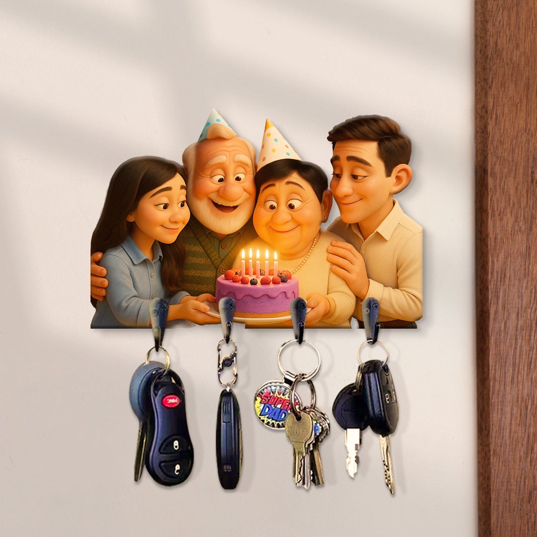 Portallaves estilo GHIBLI para Cumpleaños