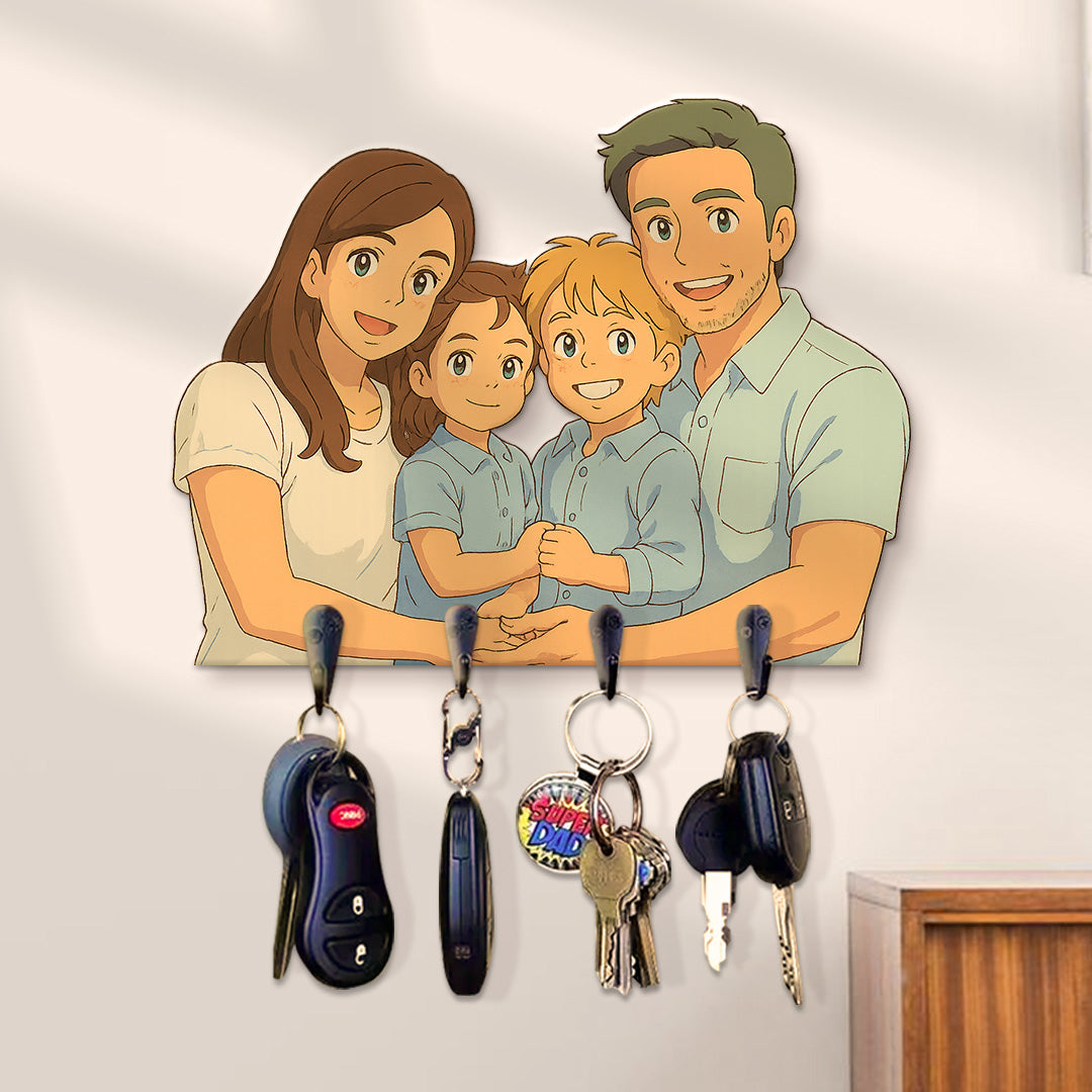 Portallaves estilo GHIBLI para Papá