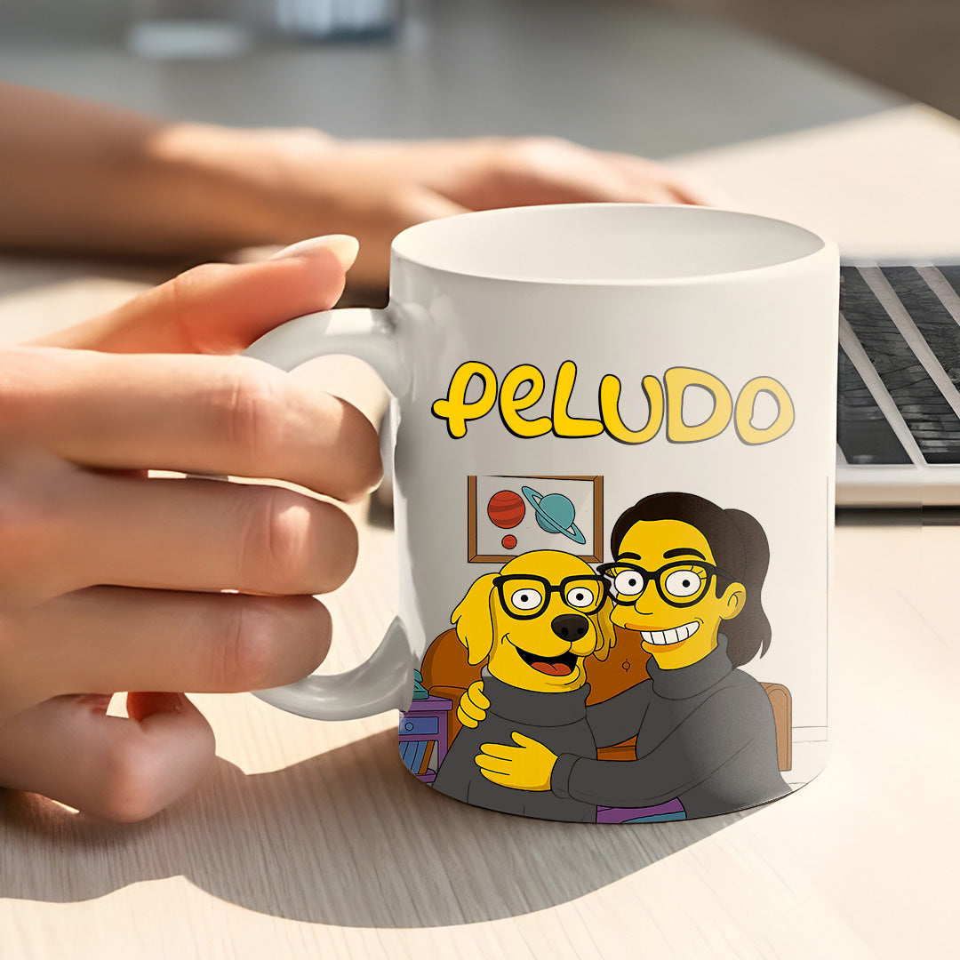 Taza estilo LOS SIMPSON para Mascotas