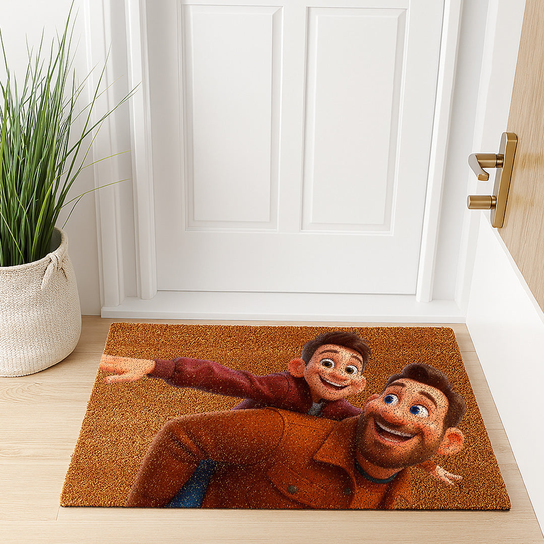 Felpudos estilo CARICATURA para Papá