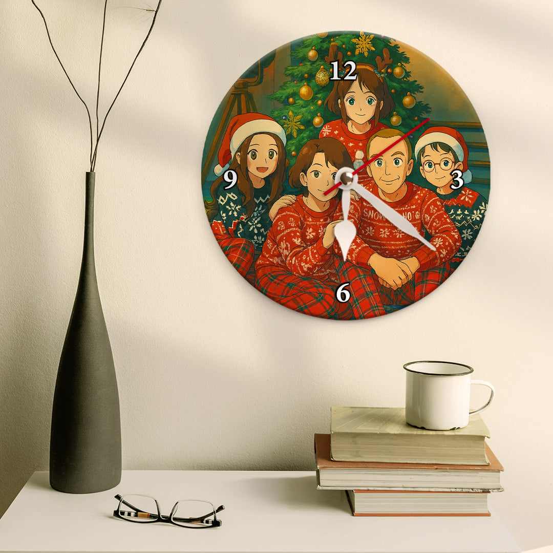 Reloj estilo GHIBLI para Navidad
