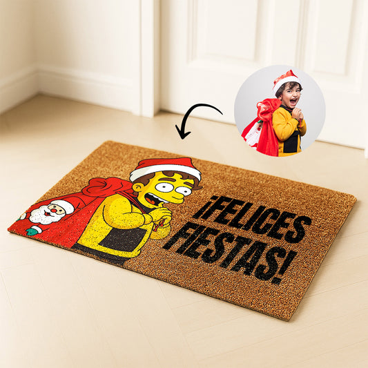 Felpudos estilo LOS SIMPSON para Navidad