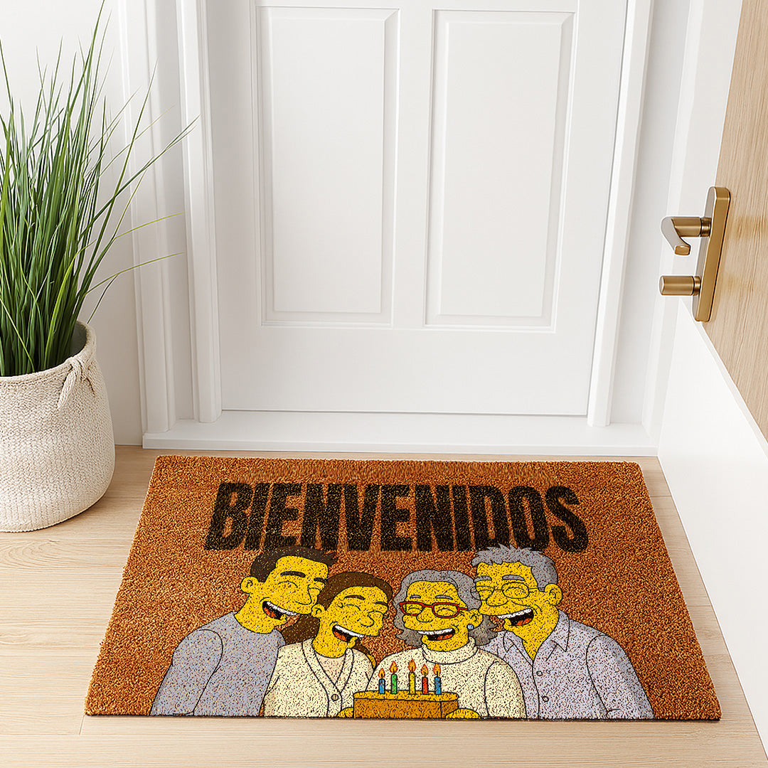 Felpudos estilo LOS SIMPSON para Cumpleaños