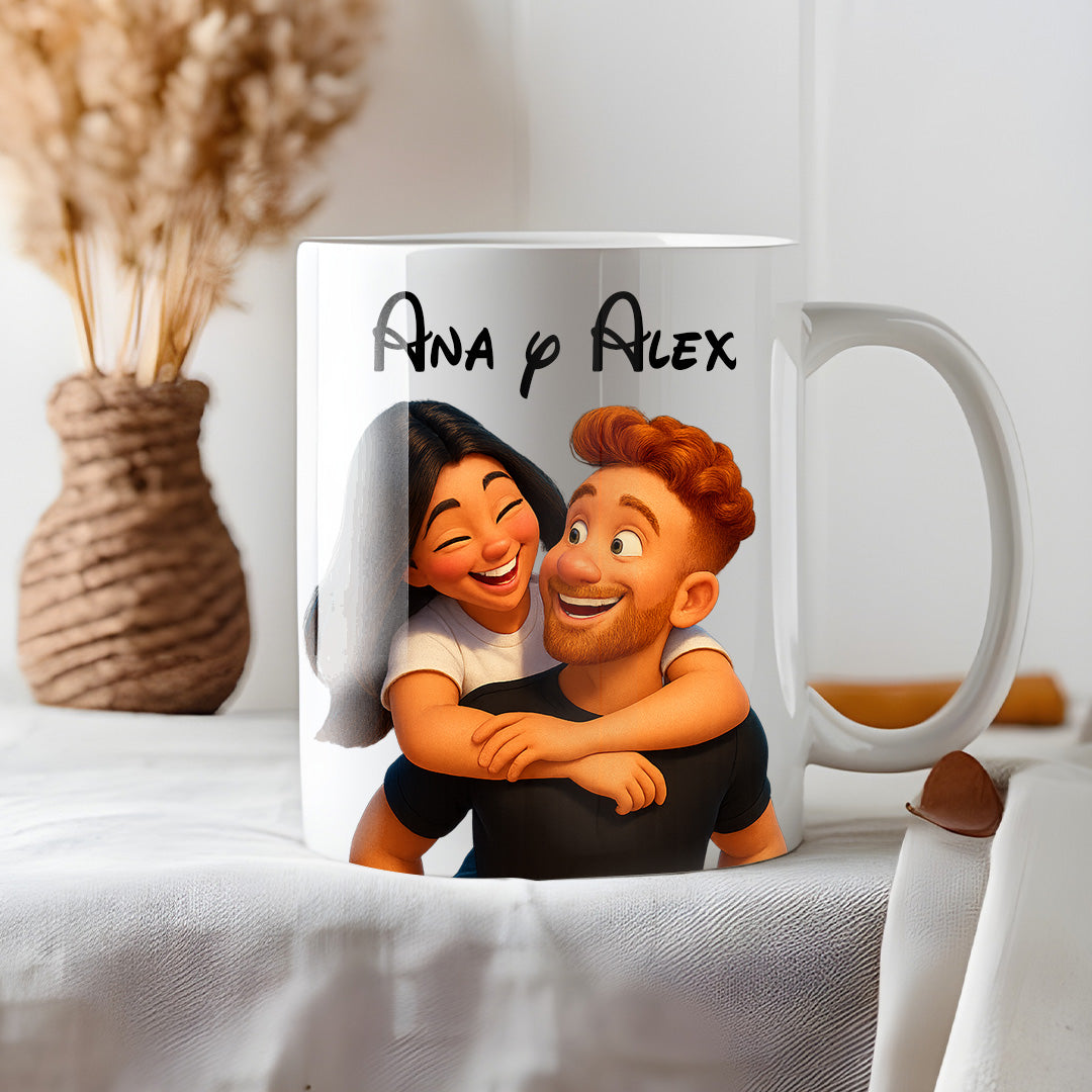 Taza estilo CARICATURA