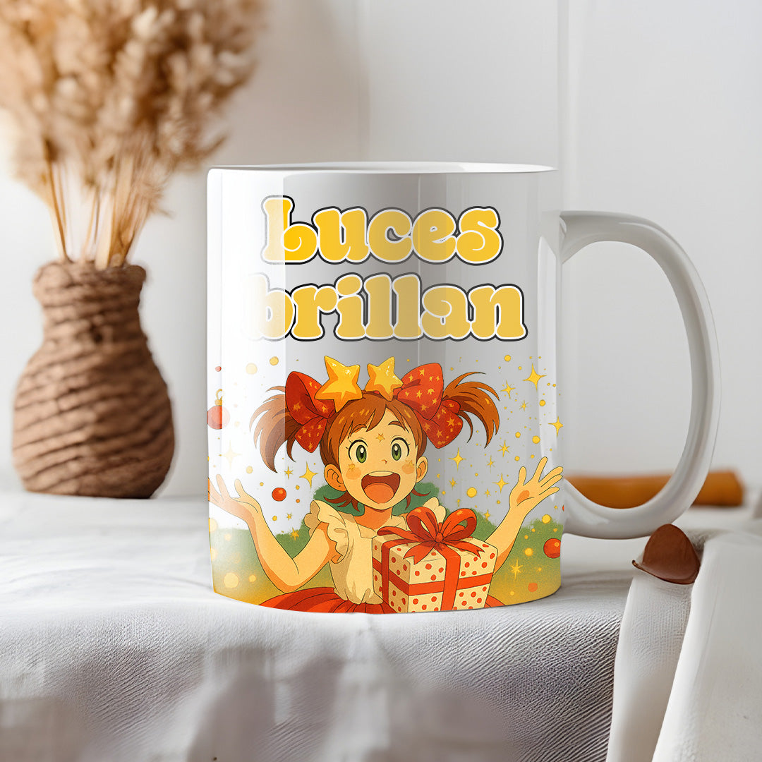 Taza estilo GHIBLI para Navidad