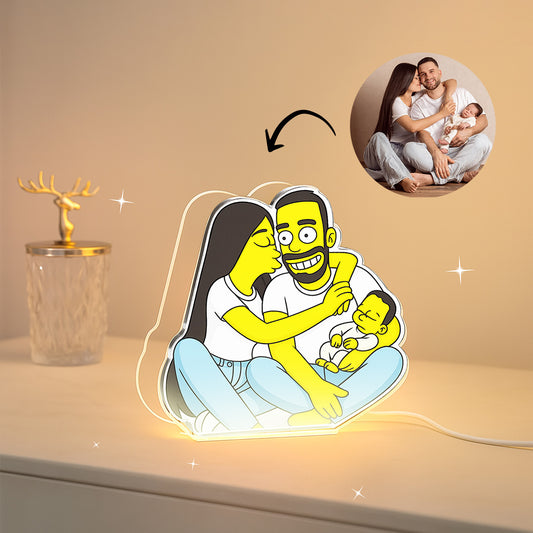 Lámpara LOS SIMPSON Personalizada para Papá