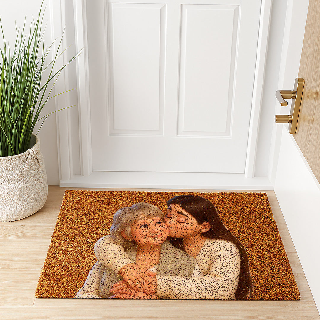 Felpudos estilo CARICATURA para Mamá