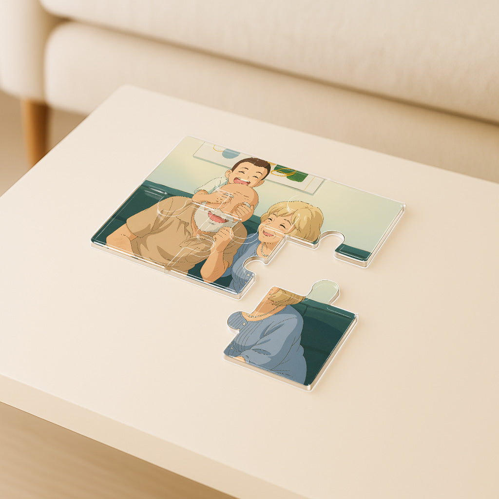 Puzzle estilo GHIBLI para Papá