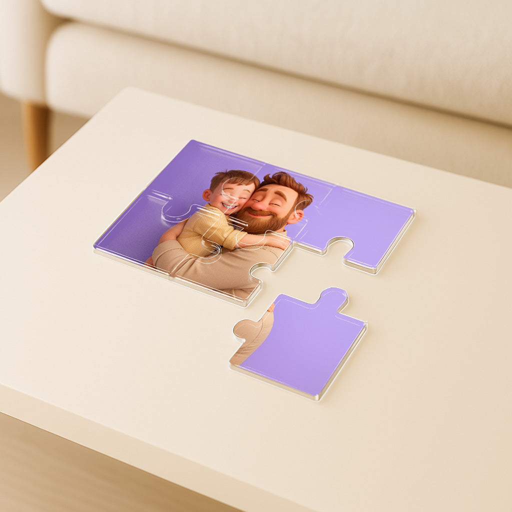 Puzzle estilo CARICATURA para Papá